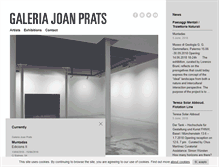 Tablet Screenshot of galeriajoanprats.com